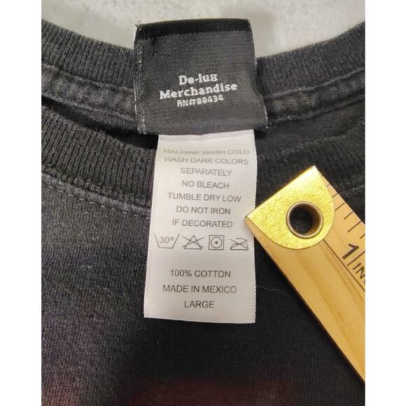 Harley Davidson T-Shirt Mens Size Large Las Vegas Skull Biker Nevada Black - Picture 7 of 7